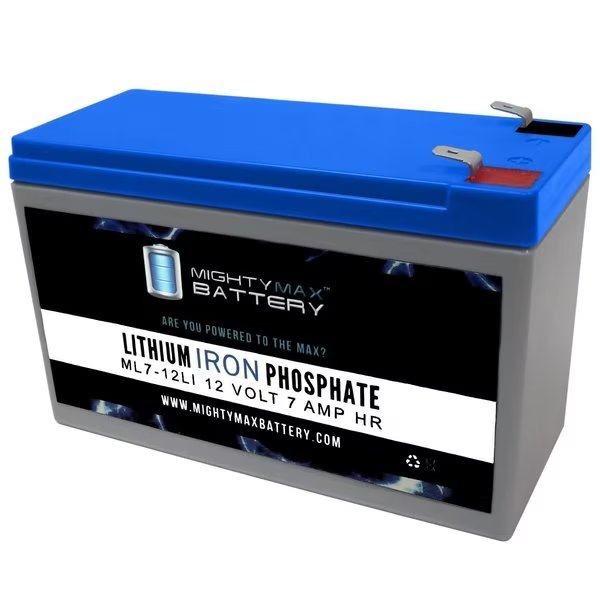 12V 7AH Lithium Replacement Battery for Ultratech UT-1270, Mighty Max Battery, Mfr#: MAX3943978